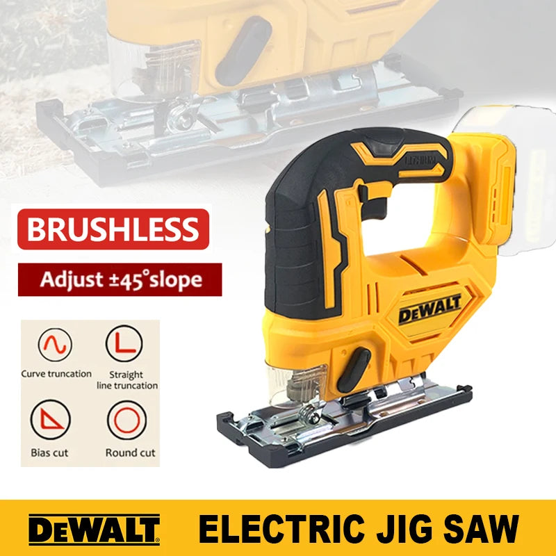 Serra Tico-Tico DeWalt Brushless a Bateria – Potência e Precisão para Cortes Profissionais!