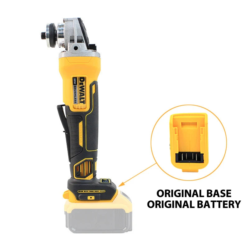 DEWALT DCG406 Esmerilhadeira Angular Sem Fio 125/100mm – Potência e Precisão para Seus Projetos