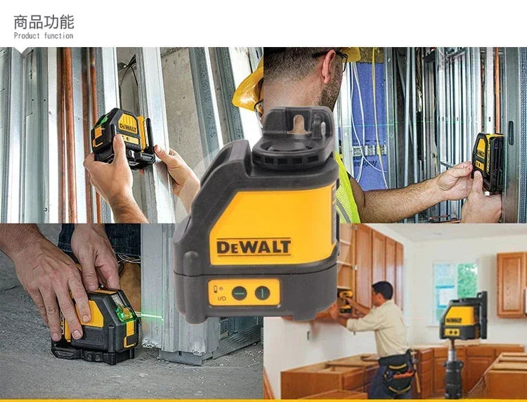 Nível a Laser Verde DEWALT DW088CG – Alta Precisão para Construção