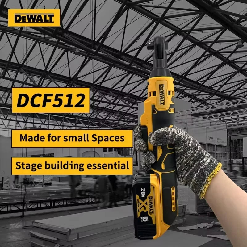 Dewalt DCF512 - Chave de Catraca Elétrica Sem Fio 20V - Potência, Controle e Precisão