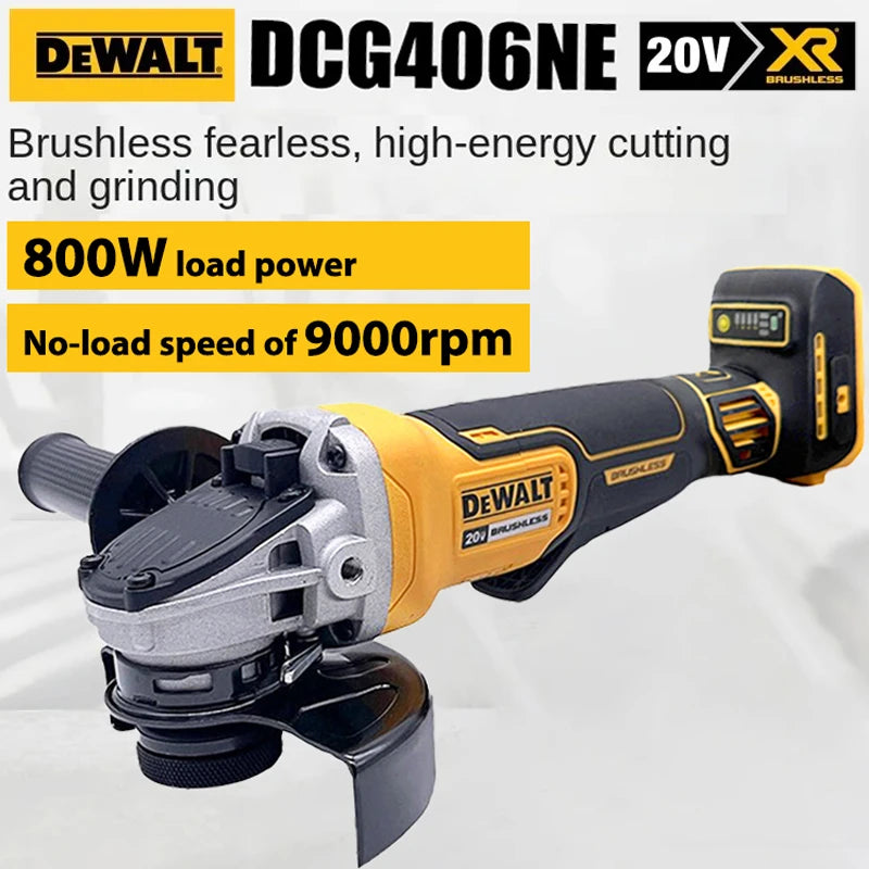 DEWALT DCG406 Esmerilhadeira Angular Sem Fio 125/100mm – Potência e Precisão para Seus Projetos