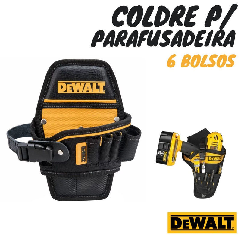 Coldre Cinto de Ferramentas para Parafusadeira DEWALT – Praticidade e Segurança no Trabalho