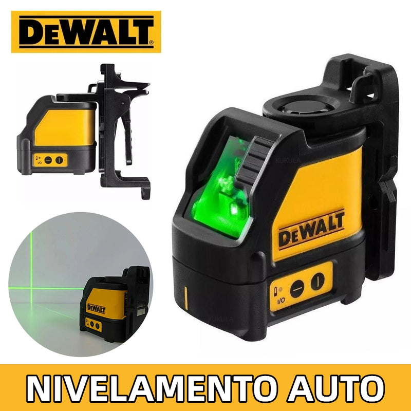 Nível a Laser DEWALT Linha Verde 2 Linhas Cruzadas Beam